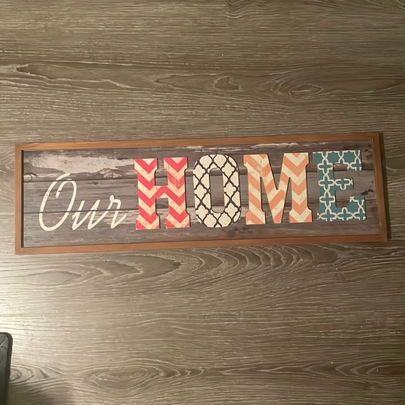 Other - “Our Home” Wall decor/sign 🏠